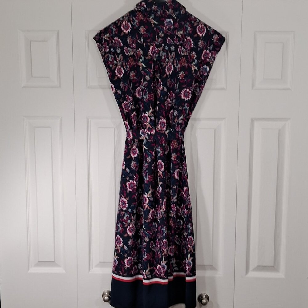 Tommy Hilfiger button-front dress, navy floral print - Picture 3 of 12